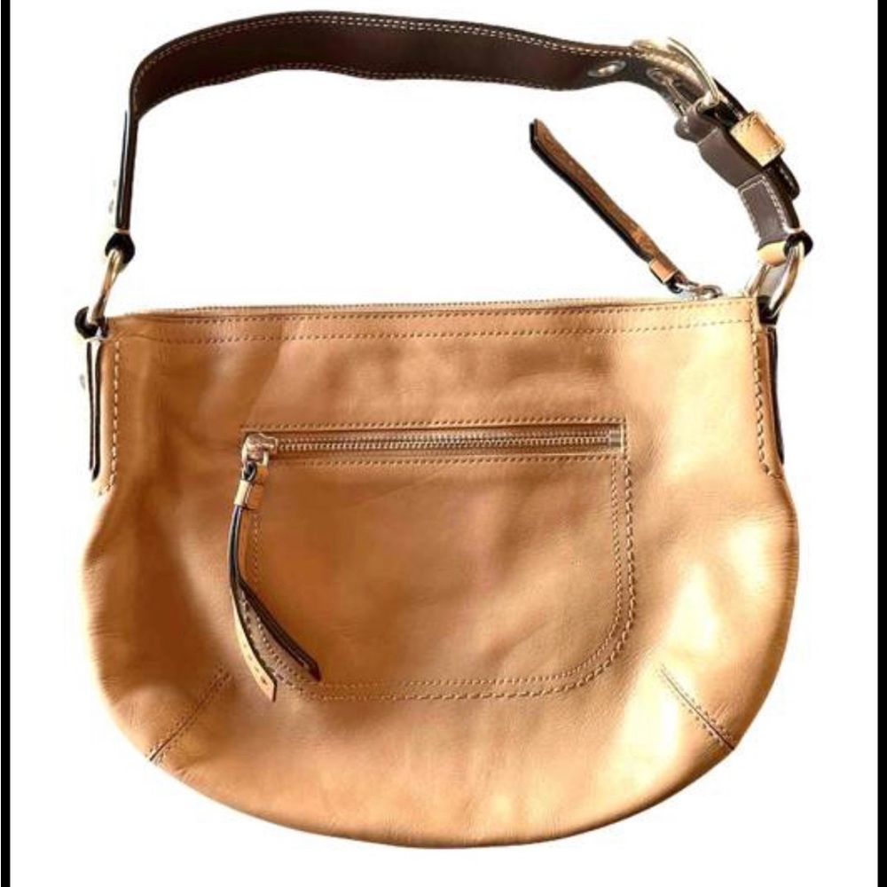 Camel Coach shoulder bag